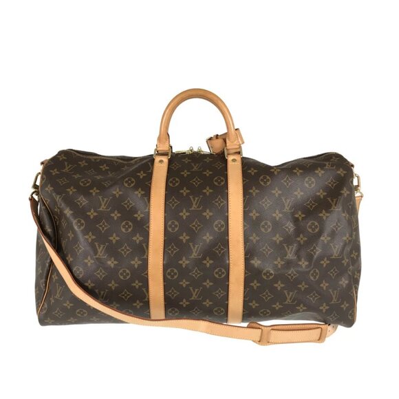 LOUIS VUITTON Monogram Keepall Bandouliere 55 Boston bag - Picture 1 of 15
